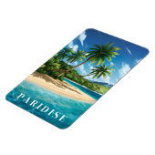 Paridise Tropical Beach Magnet (Linke Seite)