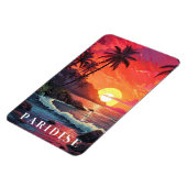 Paridise Tropical Beach Magnet (Linke Seite)