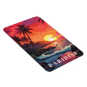Paridise Tropical Beach Magnet (Rechte Seite)