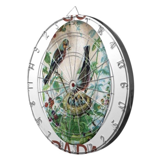 Parierte Eltern, Wertvolle Küken: Eine Naturgeschi Dartscheibe (Vorderseite rechts)