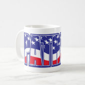 Pariot American Flag Kaffeetasse (Vorderseite Links)