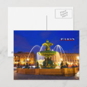 Paris 016D Postkarte (Vorne/Hinten)
