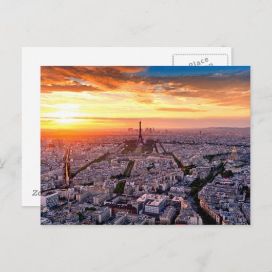 Paris 018A Postkarte (Vorne/Hinten)