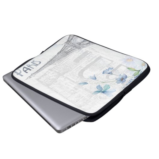 Paris 15" Laptop Hülse Laptopschutzhülle (Vorne Knopf)