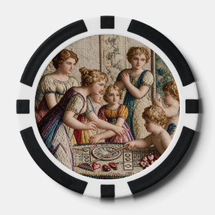 Paris 1790er Roulette Liebe & Chance Poker Chips