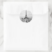 Paris 1889 runder aufkleber (Tasche)