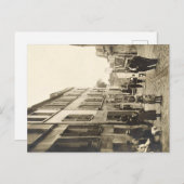 Paris 18è impasse Traînée 1904 Feiertagspostkarte (Vorne/Hinten)