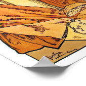 Paris 1900, Alphonse Mucha Poster (Ecke)