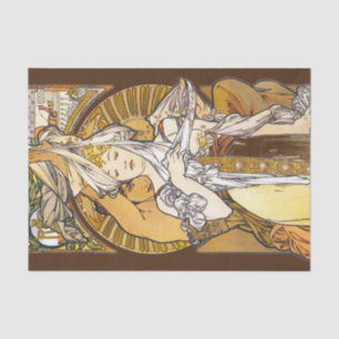 Paris 1900, Alphonse Mucha Seidenpapier