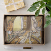 Paris 1900, Alphonse Mucha Seidenpapier (Geschenk)