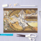 Paris 1900, Alphonse Mucha Seidenpapier (Handwerk)