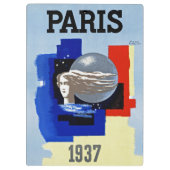 Paris 1937 ~ Exposition Internationale Klemmbrett (Rückseite)