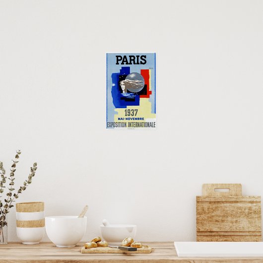 Paris 1937 ~ Exposition Internationale Poster (Küche)