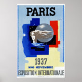 Paris 1937 ~ Exposition Internationale Poster (Vorne)