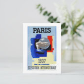 Paris 1937 ~ Exposition Internationale Postkarte (Stehend Vorderseite)
