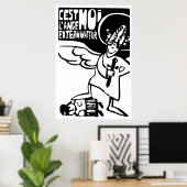 Paris 1968 Student Graffiti - Ausrottung von Angel Poster (Heimbüro)