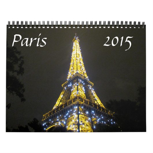 Paris 2015 kalender (Titelbild)