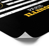 Paris 2024 Solar Eclipse 2024 040824 Eclipse Poster (Ecke)