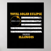 Paris 2024 Solar Eclipse 2024 040824 Eclipse Poster (Vorne)