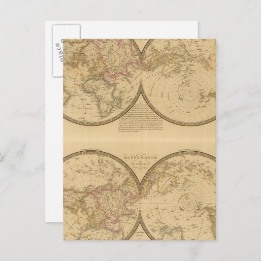 Paris 2 postkarte (Vorne/Hinten)