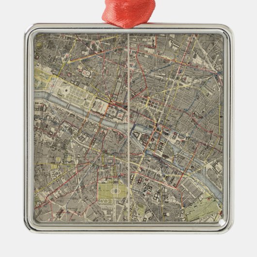 Paris 4 ornament aus metall (Vorne)