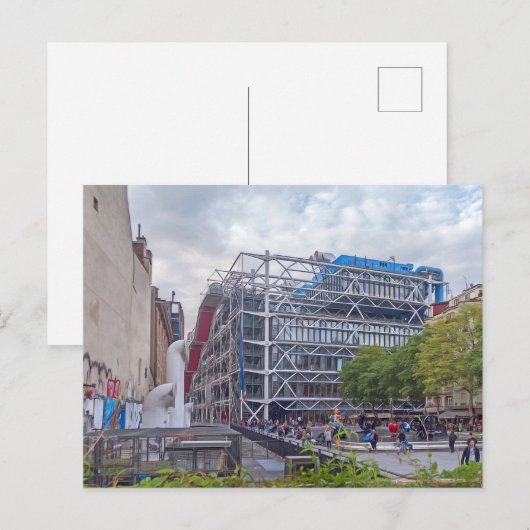 Paris # 50   postkarte (Vorne/Hinten)