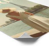 Paris 50s vintage poster (Ecke)