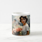 Paris 60er Blume Lady 12 Kaffeetasse (Mittel)