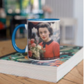 Paris 60er Blume Lady 5 Kaffeetasse
