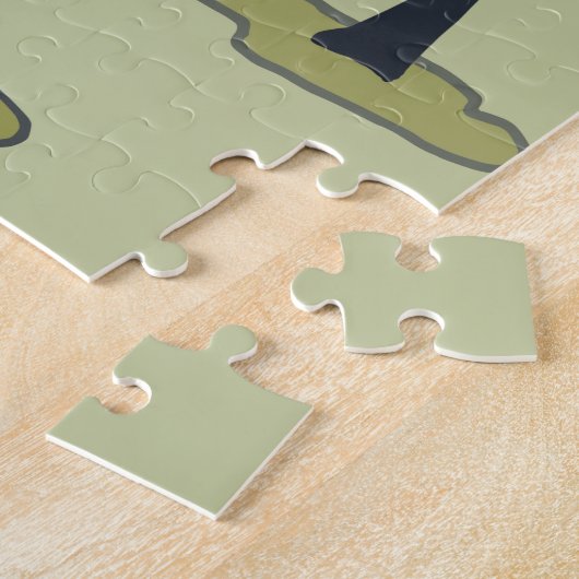 Paris a France Café Puzzle (Seite)