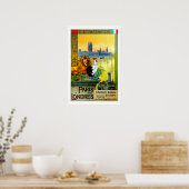 Paris a London, Chemin de Fer du Nord, Travel Poster (Küche)