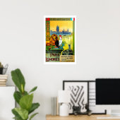 Paris a London, Chemin de Fer du Nord, Travel Poster (Heimbüro)