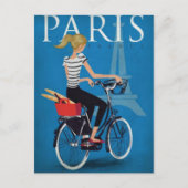 Paris à Vélo Postkarte (Vorderseite)