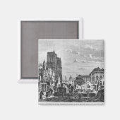 Paris, Abriss eines Teils der Stadt Magnet (Vorderseite/Rückseite)