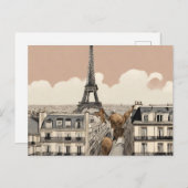 Paris (Absatz 4) Postkarte (Vorne/Hinten)