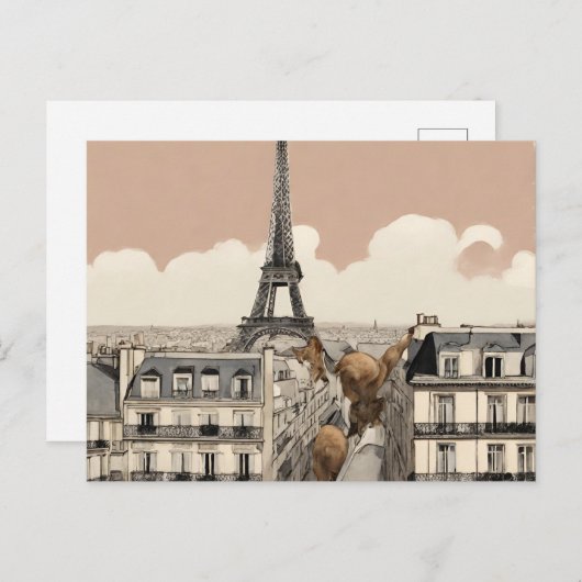 Paris (Absatz 4) Postkarte (Vorne/Hinten)