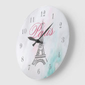 Paris-Achat Große Wanduhr (Winkel)