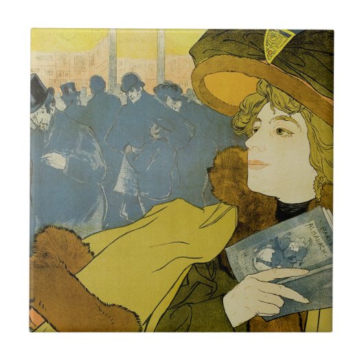 Paris-Almanach Fliese (Vorderseite)