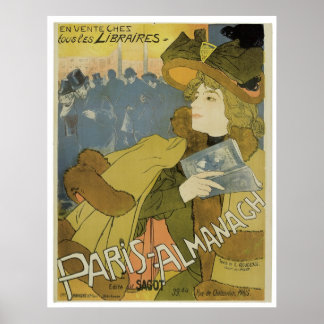Paris - Almanach Poster