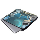 Paris am Abend Laptop-Schläfchen (verschiedene Grö Laptopschutzhülle (Vorne Knopf)