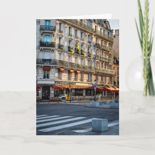 Paris am Morgen Karte (Vorderseite)