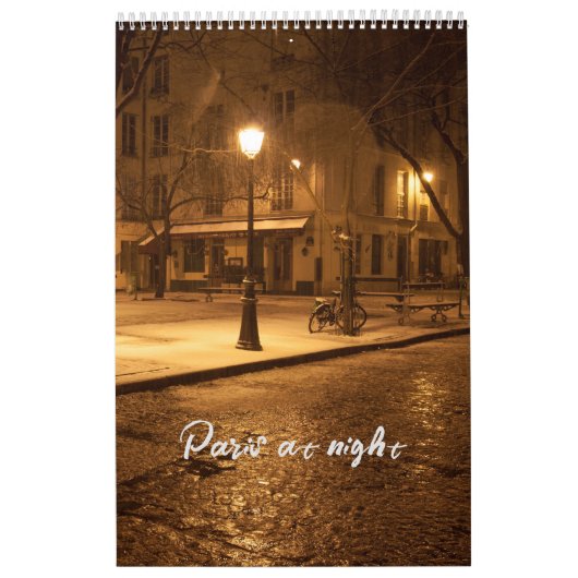 Paris am Nachtkalender Kalender (Titelbild)