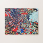 Paris am Nationalfeiertag, Claude Monet Puzzle (Horizontal)