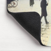 Paris am Regentag Mousepad (Ecke)