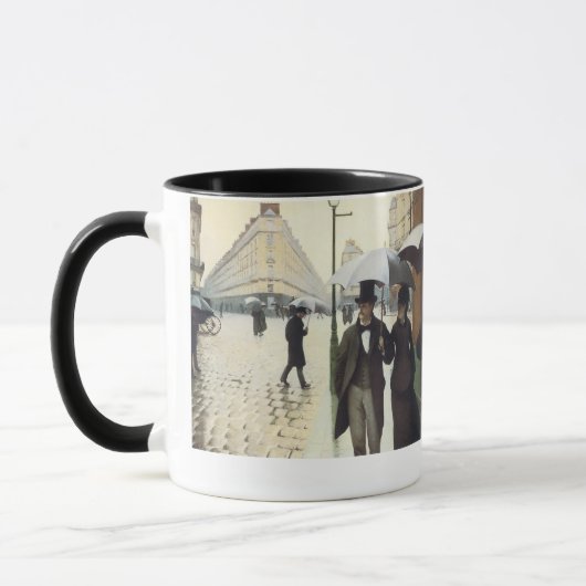 Paris am Regentag Tasse (Links)