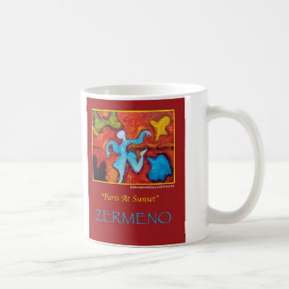 "Paris am Sonnenuntergang" durch Zermeno Kaffeetasse