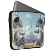 Paris am Tag Laptop-Schläfchen (verschiedene Größe Laptopschutzhülle (Vorne Rechts)