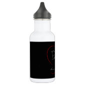 PARIS Amour (Herz) Edelstahlflasche (Links)