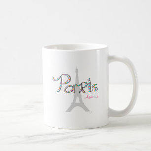 PARIS Amour mit Eiffelturm Kaffeetasse