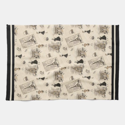 Paris-Anblick 1 Handtuch (Horizontal)